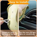 Bofiyma Car Seat for Doll 3-in-1 Vent Clip Aroma Diffuser Green 15-17cm