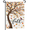 Decorhua Fall Garden Flag Burlap 12x18 Inch Double Sided Thanksgiving Maple Leaf