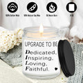 RIZOOCE Lavender Scented Wax Candle Transparent New Dad Gift 0.431lb