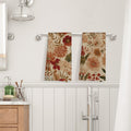 Sviojuce Vintage Fall Pumpkin Oak Leaf Kitchen Towels 16x24 Beige Set of 2