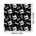 Halloween Scrapbook Paper 24 Sheets 11.8x11.8 Black & White Double-Sided