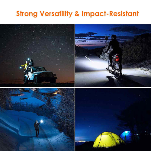 Tactical LED Pen Flashlight — High Lumen Handheld Light for Camping, Hiking, Cyc