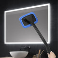 POPDA Car Windshield Cleaner Tool Detachable Handle 5 Pads 30ml Sprayer