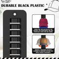 Generic Wall Mounted Hat Rack 2 Pack Adhesive Screw Mount Multilayer Cap Holder