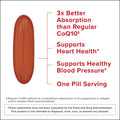Qunol Ultra CoQ10 100mg Softgels- 3X Better Absorption Coenzyme Q10 Supplements - Antioxidant Supplement for Vascular and Heart Health & Energy Production - 5 Month Supply - 150 Count