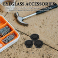 Homoyoyo 10PCS Car Rear Bumper Radar Hole Cover Plastic Plugs Black