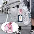 CHAONENG Funny Pink Silly Goose Badge Reel Retractable Clip Medical Nurse ID