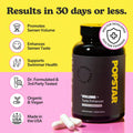 POPSTAR Labs Semen Volume Booster - Men's Semen Health & Fertility Supplement - Doctor Formulated to Increase Load Volume - Made in USA - Non-GMO, Organic, Vegan - 120 Capsules (1 Month Supply)