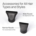 Professional Ionic Hair Dryer for Salon - 2200W Powerful Blow Dryer Lightweight