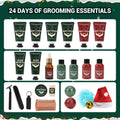 Rinse & Robust Advent Beauty Calendar 2025 Beard Care Kit 24 Days Red