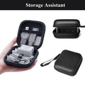 Waterproof Charger Organizer Case — Small Cable Pouch Bag for USB Drives, Earpho