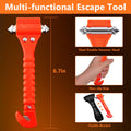 Car Window Breaker Hammer and Seat Belt Cutter 2-in-1, Emergency Escape Tool, Sa
