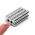 Round Fridge Magnets 60 Pack — Mini Cylinder Magnets for Whiteboard, Office & Cr