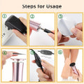 Darmave™ Electric Foot Callus Remover, Smooth Pedicure Wand with 60 Sanding Pads, Foot Scrubber File, Pedicure Tools for Feet, Heel Scraper for Cracked Heels