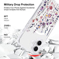 iPhone 16 Case [Compatible with Magsafe], Cute Flower Girls Women Clear Case