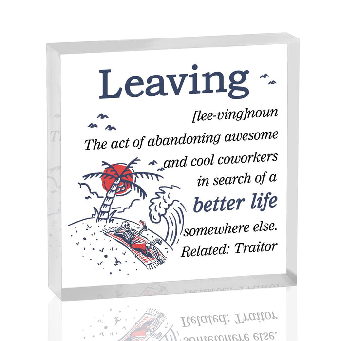 Yoxiumi Coworker Christmas Retirement Gifts Party Decorations Grey-Leaving