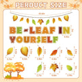 EggSun 112pcs Thanksgiving Fall Bulletin Board Decorations Maple Leaf 14x8in