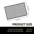 Downhill Front Hood Grille Protection Mesh 2PCS 41.33x31.49in Black