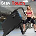 VOEAIN iPhone 11 Case 6.1" Hard PC+TPU Shockproof Black