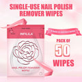 BestBy10/26 NXJ INFILILA Nail Polish Remover Pads Big Size 50 PCS