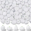 winemana Mini Pumpkins Fall Decorations 80 Pack White Resin Small