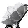 DUSHARKFUN Baby Mosquito Net Double Zipper Bassinet Stroller Cover White
