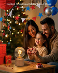 ytydo Cordless LED Table Lamp Snowman Rechargeable Small Christmas Decor