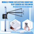 Camera Mirror Reflection Clip — Clip-On Selfie Mirror for Back Camera, Scratch-R