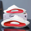 Meik Mangni Platform Slide Sandals Non-Slip Lightweight White Size 8-8.5W/7-8M