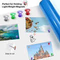 JINGZHAN Self Adhesive Magnetic Sheet 12x17 White 2 Pack Dry Erase Board