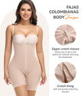 M MYODRESS Shapewear Tummy Control Fajas Body Shaper Stage 2 Tan Size L