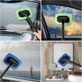 POPDA Car Windshield Cleaner Tool Detachable Handle 5 Pads 30ml Sprayer