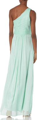 Minuet Womens One Shoulder Straight Maxi Gown, Size Small
