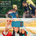 Iphone 17 Pro Heavy Duty Shockproof 3-Layer Full-Body Protection Rugged Cover [