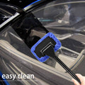 POPDA Car Windshield Cleaner Tool Detachable Handle 5 Pads 30ml Sprayer