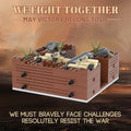 MOOXI WW2 Battlefield Military Block Set Right Corner 200PCS ABS