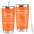 CUPLOOV 20 Oz Rose Gold Stainless Steel Love Rose Tumbler Birthday Gift