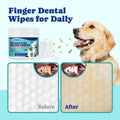 YoYoBay Dog Teeth Cleaning Wipes Dual-Sided Herbal Formula 50 PCS Unflavored