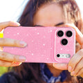 For Iphone 17 Pro Case Glitter Cute Sparkly Shiny Bling Sparkle Phone Cases 6.3"