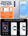 for Galaxy S25+Plus Case Wallet RFID [Cards Holder][Camera Cover][Edge Raised] F