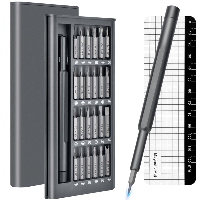 Precision Screwdriver Set — Magnetic Mini Repair Kit for iPhone, MacBook, Watch,