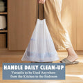 PACCOLYN Small Trash Bags 4 Gallon Drawstring 57 Count Unscented White