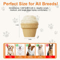 hwnguJ Durable Freezable Ice Cream Dog Toy for Aggressive Chewers