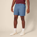 Amazon Essentials Men's Slim-Fit 7" Chino Shorts Deep Blue Size 30