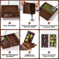 BMSQOFD Silicone Chocolate Bar Molds 2 Pack 1in Deep Brown Dubai Pistachio