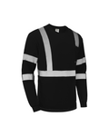 Kiwi High Visibility ANSI/ISEA 107-2020 Reflector Black Long Sleeve Safety Shirt [73300]
