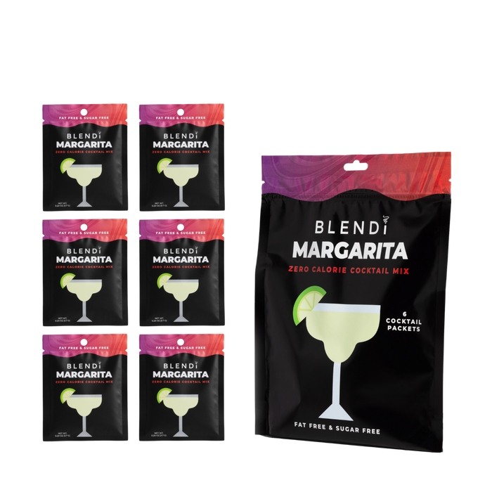 Skinny Mocktail Mixers – Guilt-Free Flavor, Zero Cal- 1 Pack (6 Count)