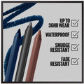 Maybelline Tattoo Studio Sharpenable Gel Pencil Longwear Eyeliner, Deep Onyx 900, 0.04 oz