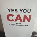 Kitchen Mama Yes You Can One-Touch Electric Can Opener, White