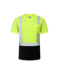 Kiwi High Visibility ANSI/ISEA 107-2020, Type R, Class 2 Two Tone Neon Short Sleeve Safety Shirt [74000]